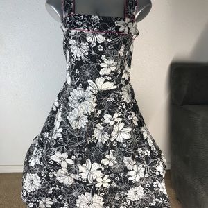 Tea Length Dress-Floral